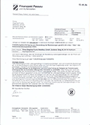 Freistellungsbescheinigung